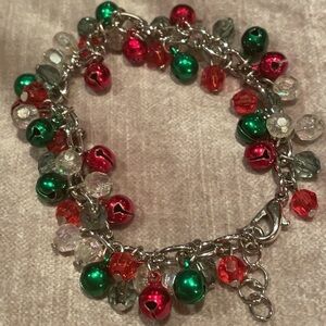 JINGLE Bells Bracelet Red Green White